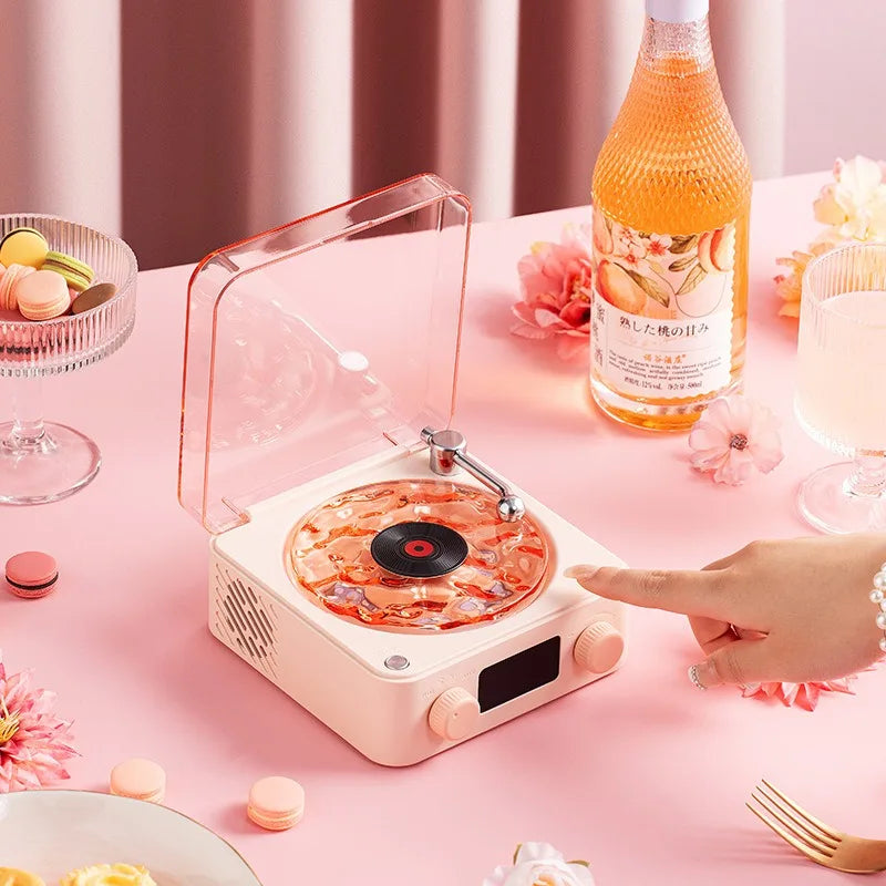 Vinyl Record Player Lamp | White noise and Wireless bluetooth