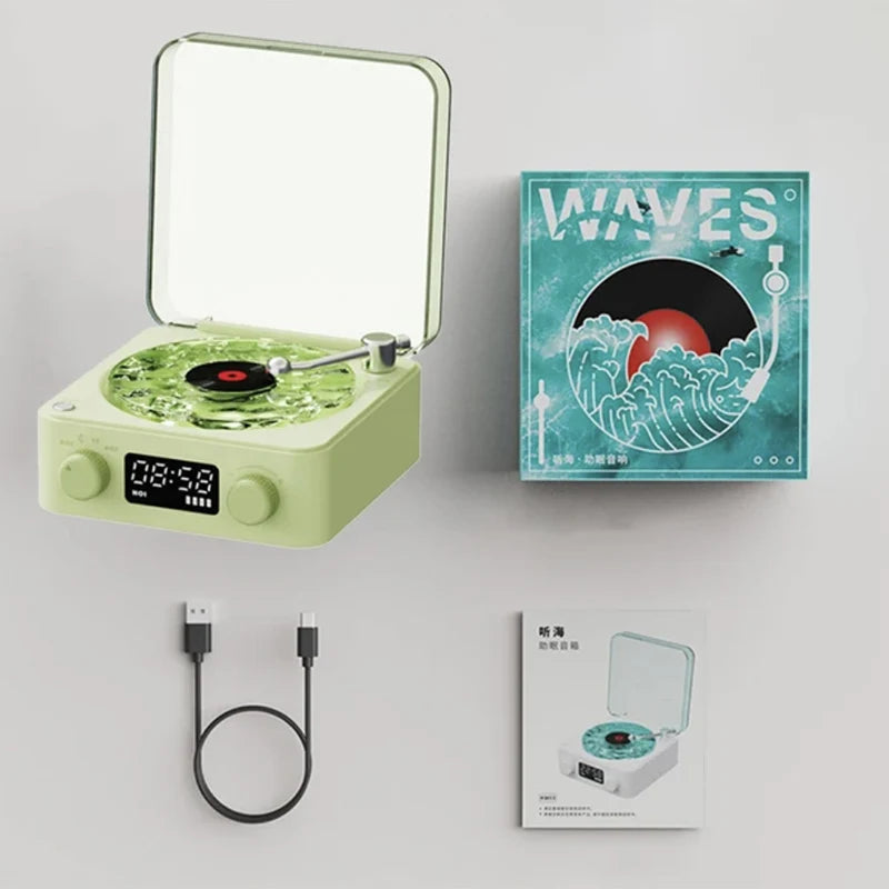 Vinyl Record Player Lamp | White noise and Wireless bluetooth